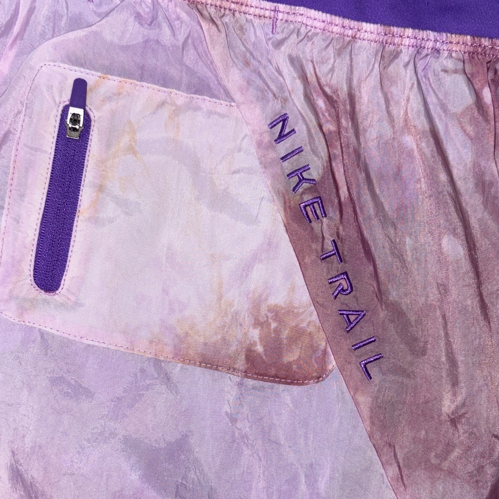 Nike Repel Trail Pink and Purple Active Shorts - Picture 5 of 8
